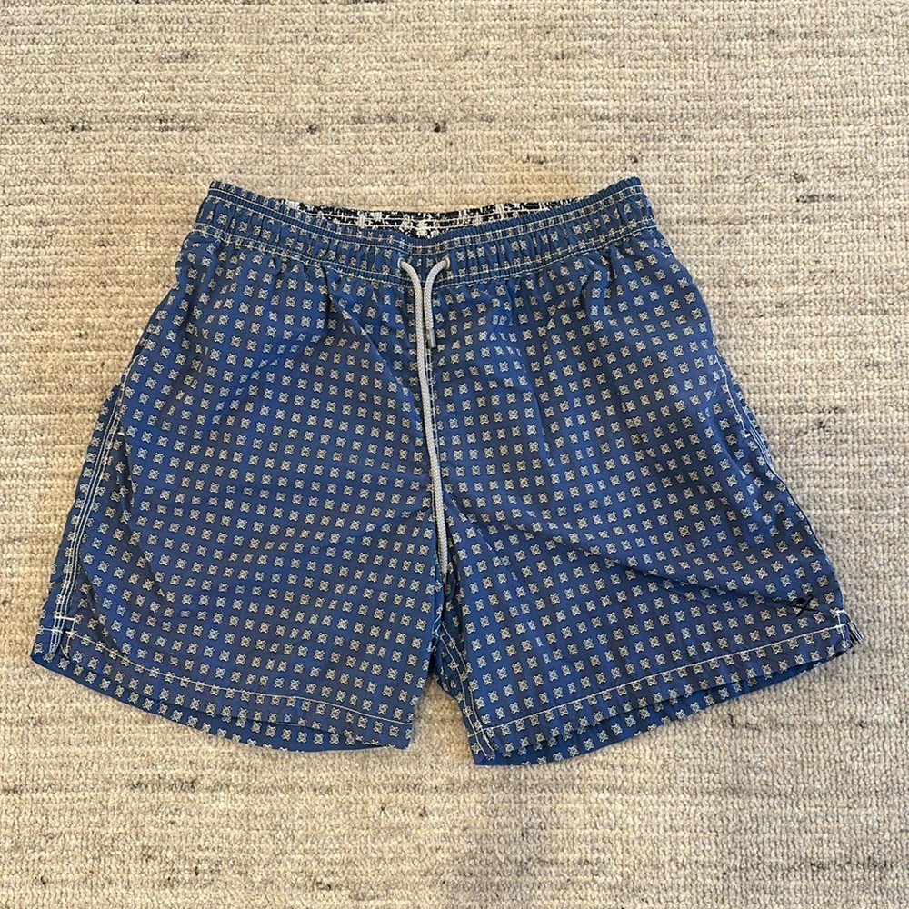 Hackett Art Deco Volley Swim Trunks L